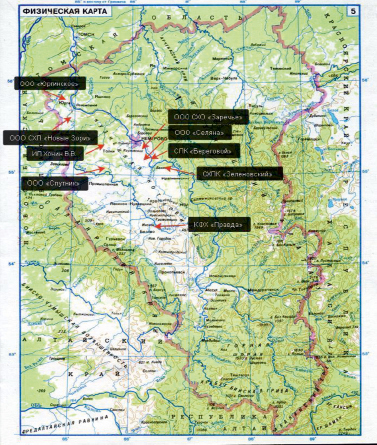 Почвенная карта кемеровской области