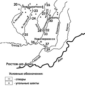 Карта рек в новочеркасске