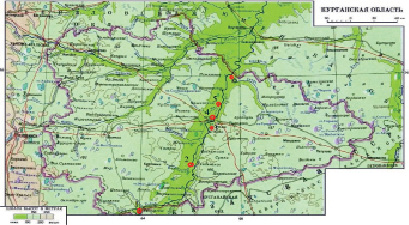 Карта глубин реки тобол в курганской области